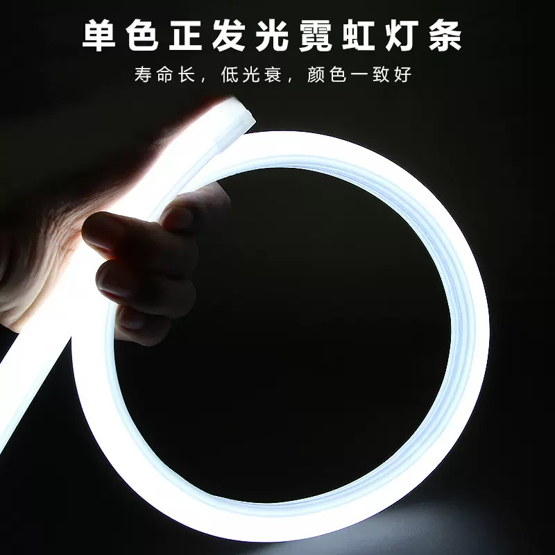 17X16mm户外防水柔性低压LED霓虹灯管DC12V/DC24V可定制LED霓虹管