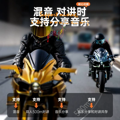 Helmet Bluetooth Headset with Mixed: Motorcycle Helmet Headset