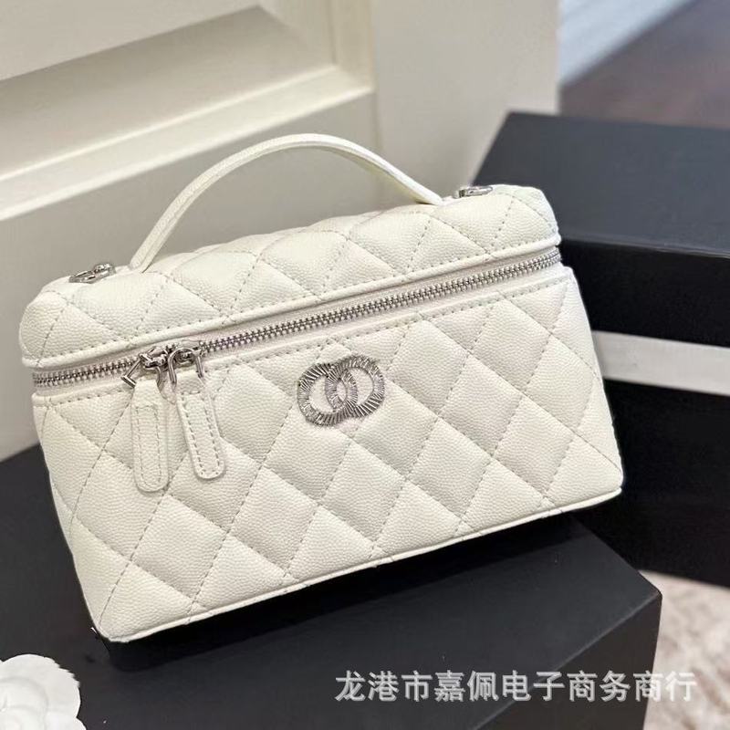 25P限定螺旋logo手提lp饭盒子包单肩菱格斜挎包高级感包包女lp包|undefined