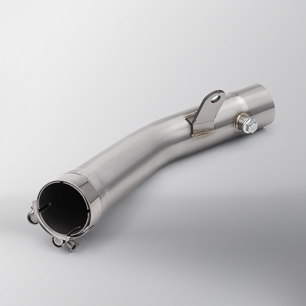 Motorcycle exhaust pipe modification is suitable for high temperature resistant and non-destructive installation of ZX6R stainless steel middle section 2024