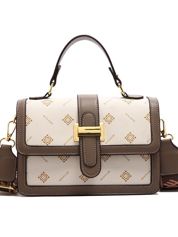 Bolsos 2024 bolsos de mujer de moda bolsos de mensajero retro de alta gama de moda bolso de hombro de estilo occidental bolso cuadrado pequeño portátil