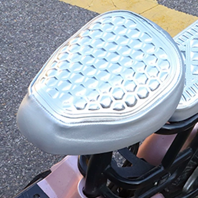 Electric car cushion waterproof battery car seat cover - universal-round-head-silver