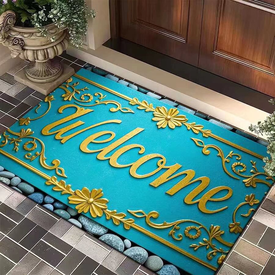 Nordischer Kieselgur Badezimmervorleger Rutschfest Schnelltrocknend_voghion.com