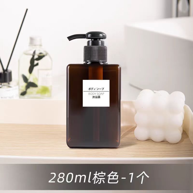 ホームトラベルさまざまなプッシュ式シャワージェルシャンプー手指消毒剤小ボトル空ボトルポータブルローションボトル|undefined