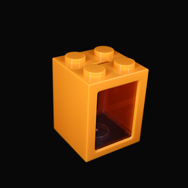 厂家供应可层叠注塑塑胶钱罐糖果包装盒 不含吸塑 水晶盒 027