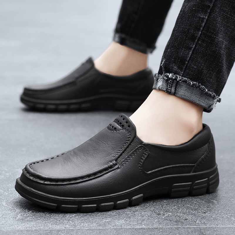 Grandes zapatos de cocinero de hotel transfronterizo antideslizante a prueba de aceite zapatos de cocina de hombre zapatos de cocina de pie bajo image 3