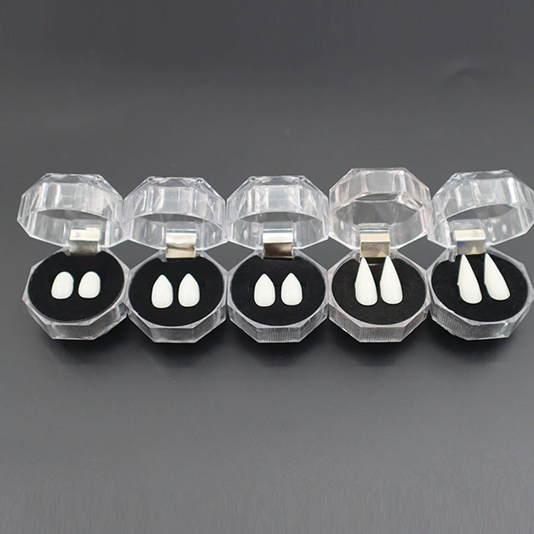 Хэллоуин Реалистичный Ужас Вампир Зубы Зомби Тигра Клыки Декоративные Одежды Маскарад Реквизит Вкладные Зубы