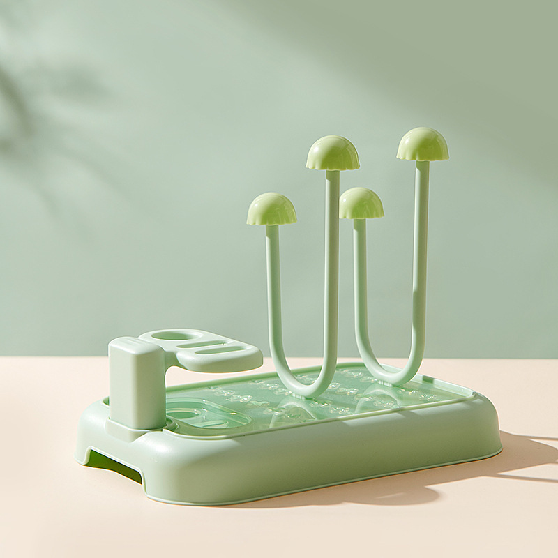 Botella de bebé drenaje rack conveniente estante de secado estante de almacenamiento colgante drenaje taza de agua bebé soporte de rack de secado