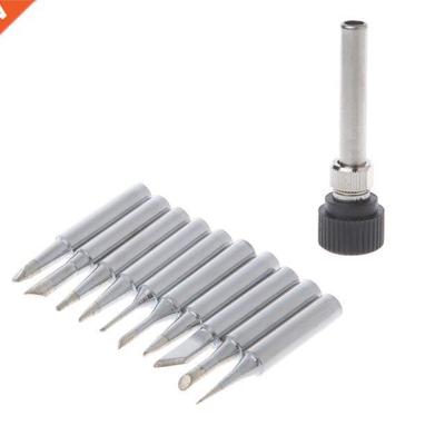 11 Pcs 900M-T Soldering Iron Tips Lead Free For Hakko 936 Lu|ru