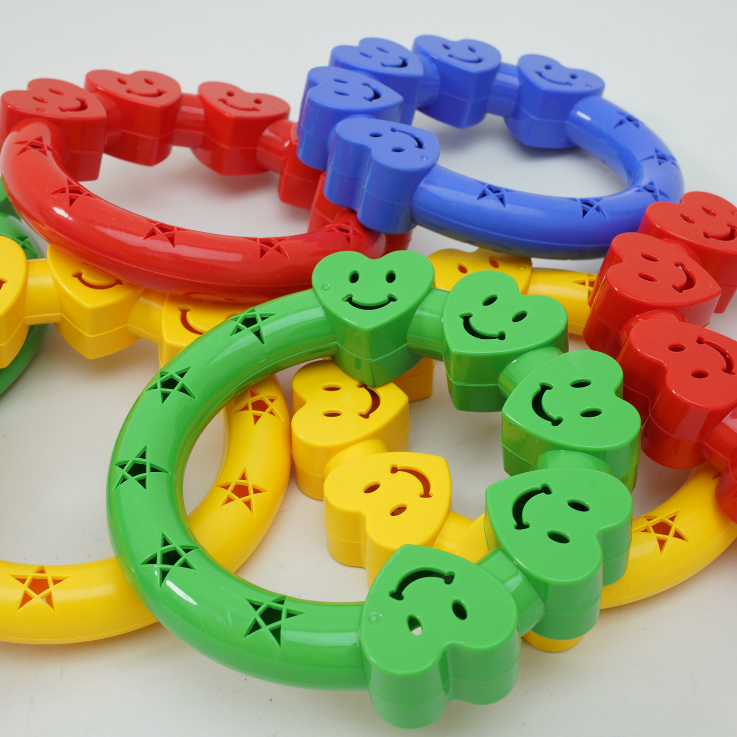 Juguetes infantiles amor pulsera acústica anillo de ejercicios físicos jardín de infantes equipos de ejercicios matutinos círculo de gimnasia danza campana de mano