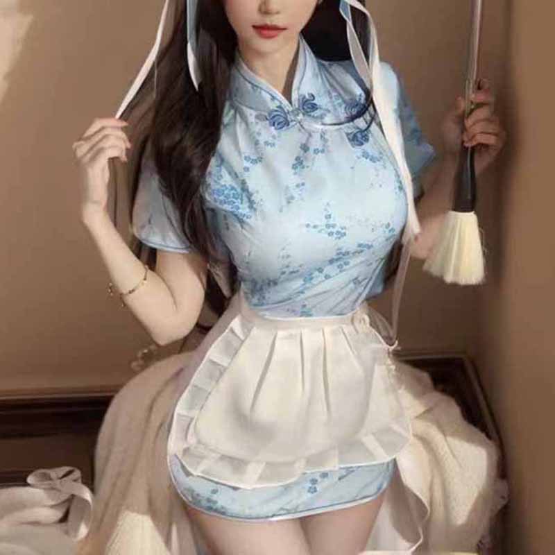 Sexy lencería sexy mujer china cheongsam pasión libre de coqueteo tentación puro deseo cos cosplay uniforme
