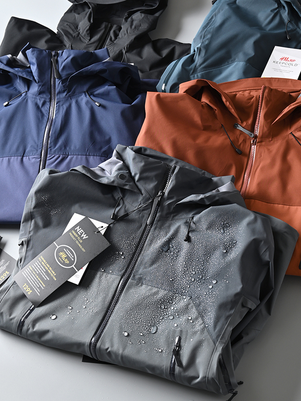 Bird High-Quality Goods Home Outdoor Fully Glued Windproof Export Men's Waterproof Breathable Color-Blocked Hard Shell Jacket Outer