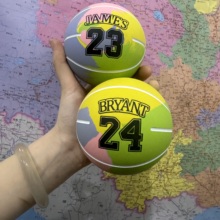 9cm弹力迷你小蓝球橡胶空心球弹跳球儿童免充气解压玩具球