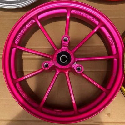 Electric Motorcycle Modified Aluminum Alloy – Motorcycle wheel hub - 109inch-claw-wheel-hub-pink-12-axis-disc-brake-mounting-position-7cm