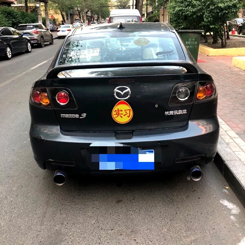 Suitable for 2006-2013 Mazda 3 Rear Wing Classic Mazda 3 Modified Special Painted Fixed Wing