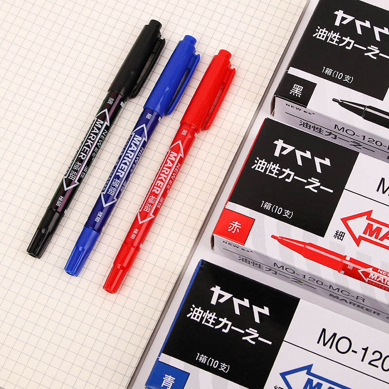 NEW新年油性双头笔 (3)