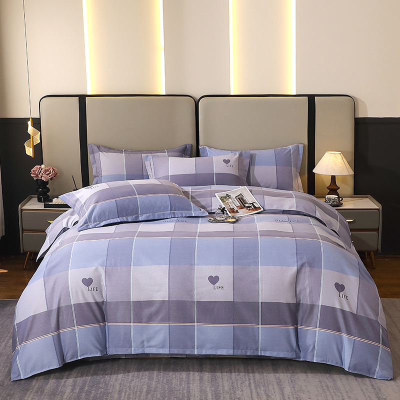 격자 무늬 연인 - 블루