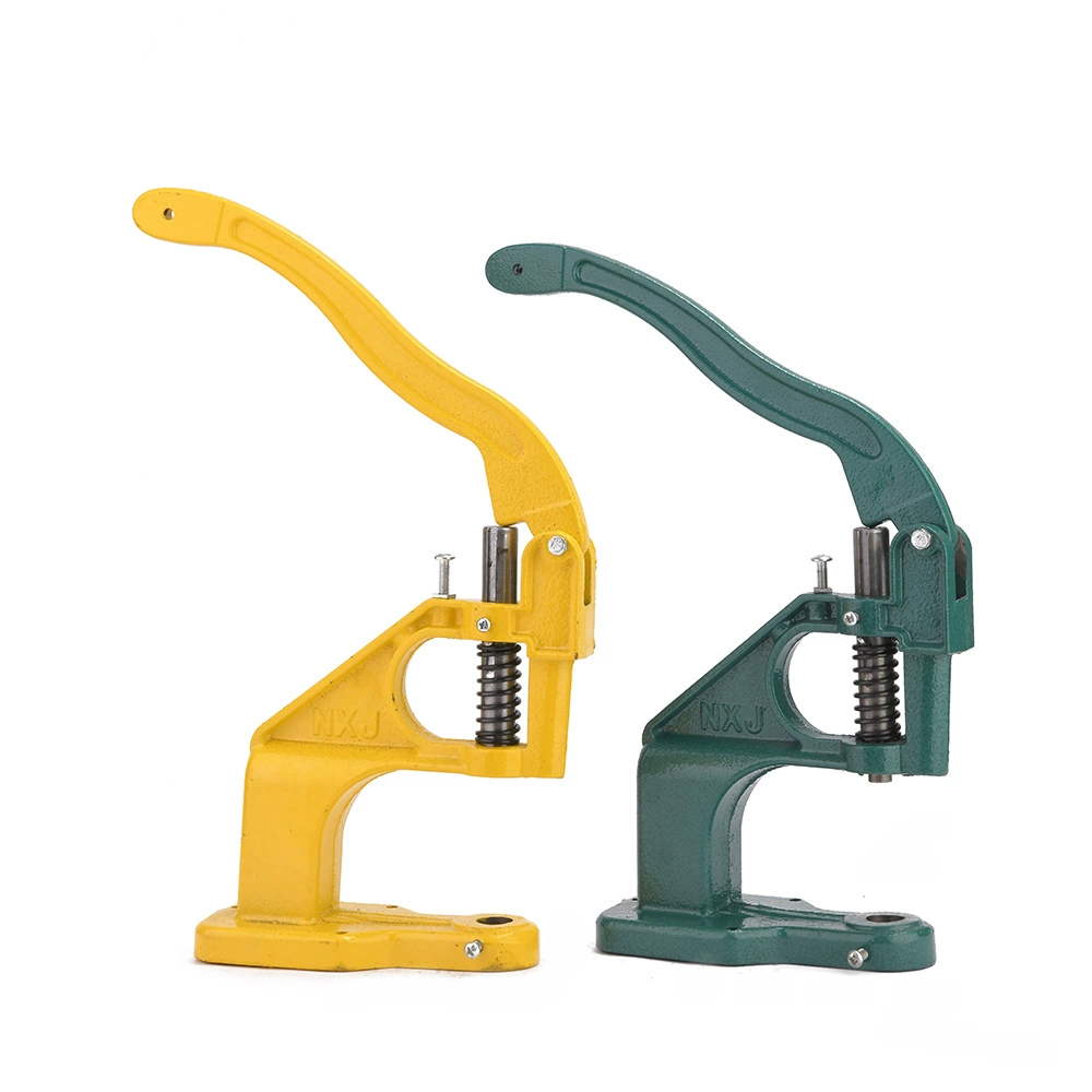 Ручной пресс для установки заклепок и люверсов из чугуна, ручной четырехкнопочный пресс, ручной пресс для установки заклепок, оптовая продажа от производителя.