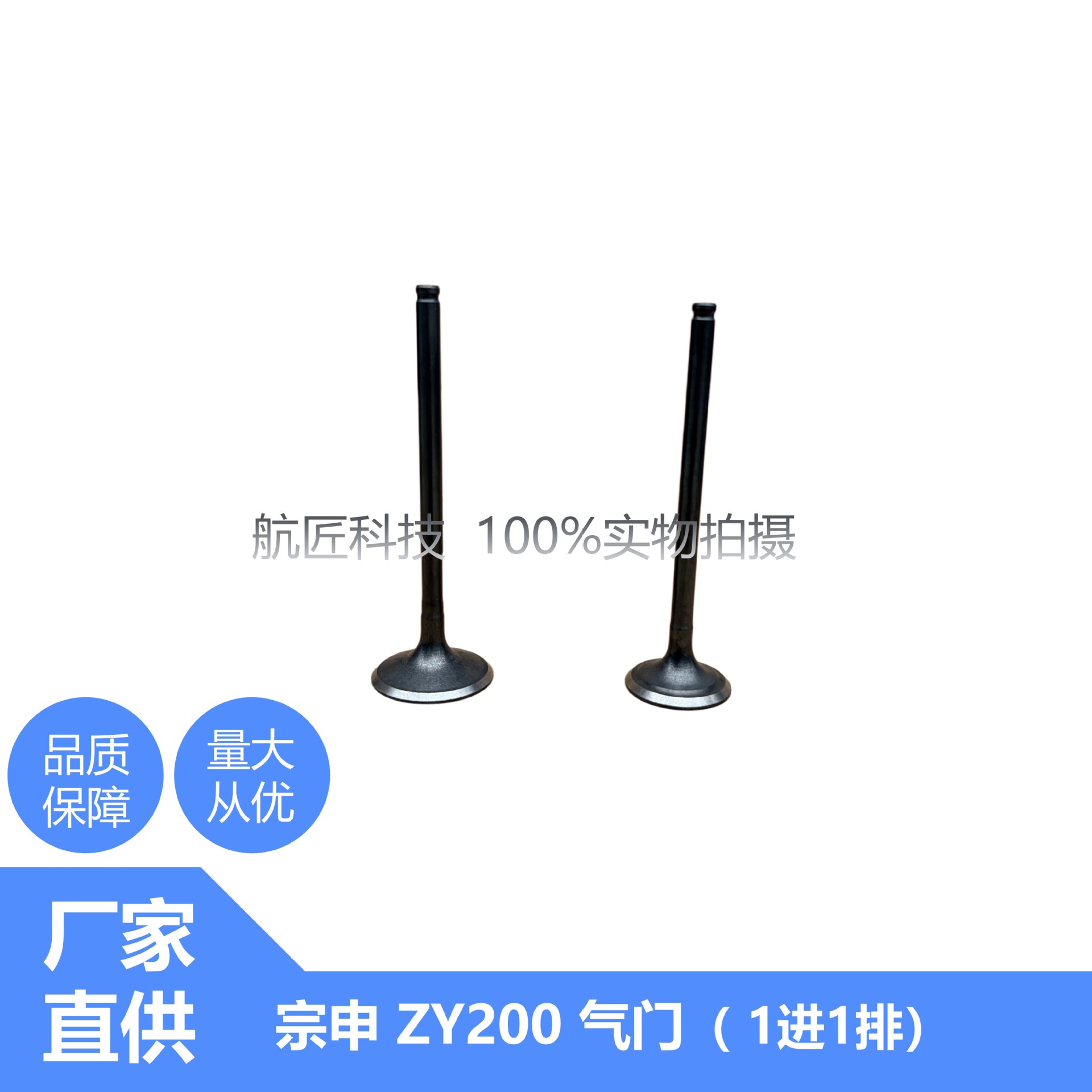 Zongshen ZY200 engine parts, Sekoron RX1 RX1S Italika V200 ZS167FML intake and exhaust valves