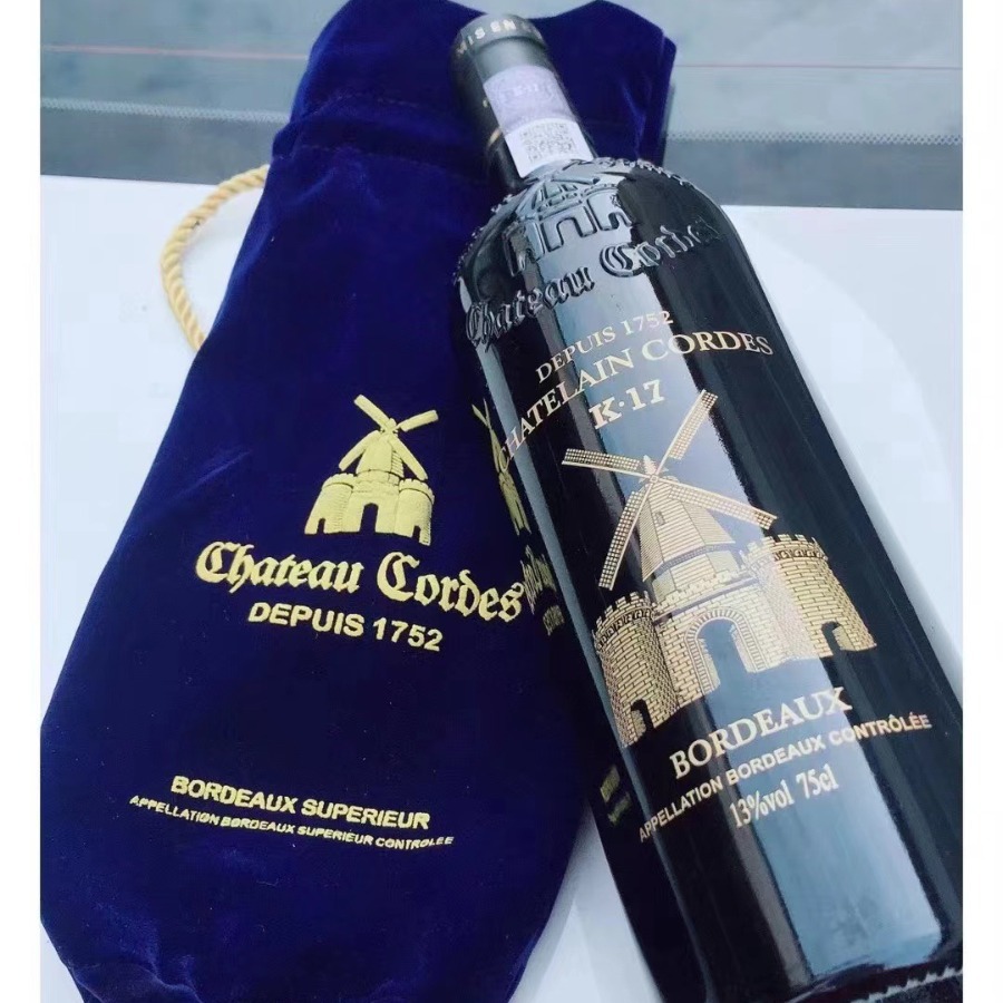卡图古堡K17干红葡萄酒法国原瓶原装进口波尔多14度750ml红酒批发
