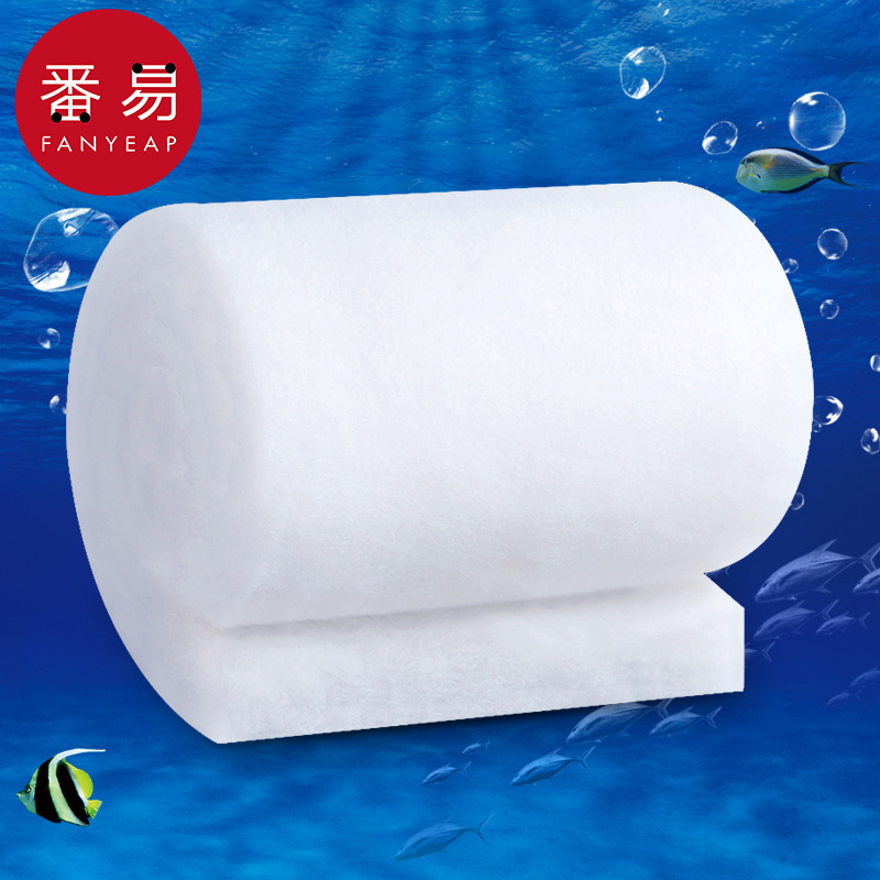 包邮/鱼缸过滤棉B1v-鱼族净化材料高密度高透白海绵水