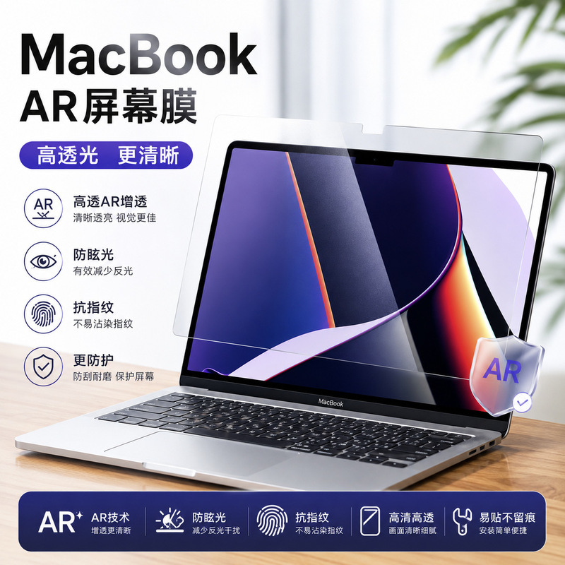 MacBook High-Definition Ar Anti-Reflective Film, Anti-Glare and Anti-Reflection Computer Screen Protector, Available from the Manufacturer