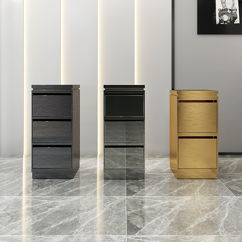 Barber Shop Tool Cabinet Stainless Steel Tool Cart Barber Shop Dedicated Hair Salon Storage Cabinet Haircut Work Cabinet 