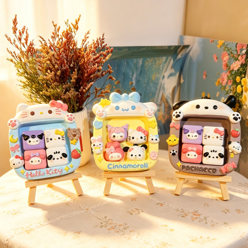 [99% Flawless] Puzzle Aromatherapy Plaster Doll Kuromi Cinnamon Dog Kt Cat Graffiti Ornament
