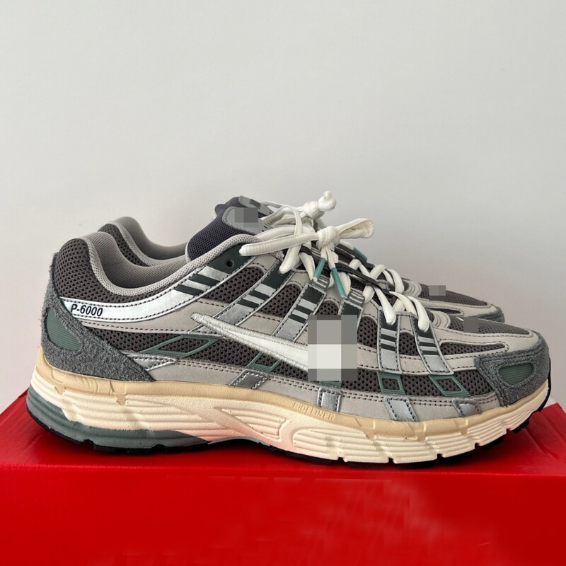 High-End Popular Model P6000 Running Retro Dad Shoes, Wear-Resistant, Sporty, Casual, Lightweight, Non-Slip Sneakers for Men and Women
