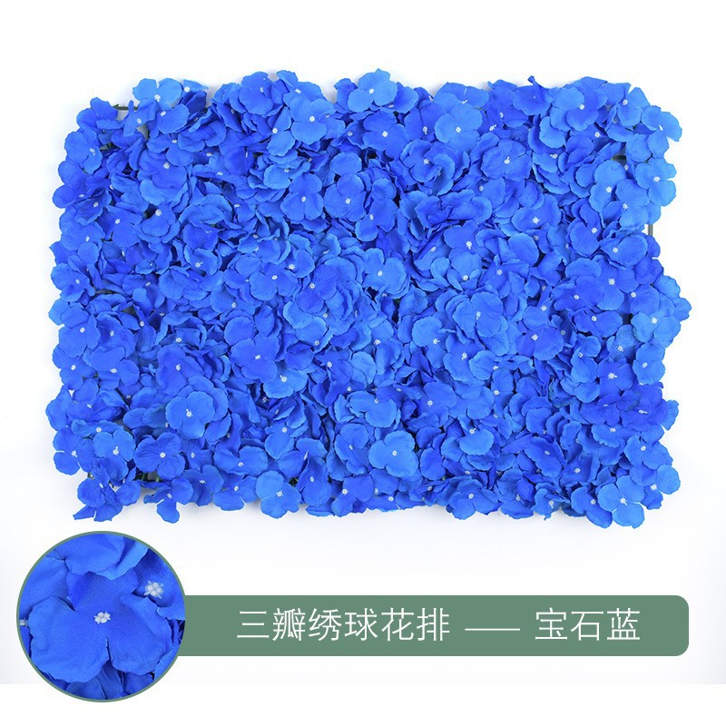 Muro de Flores de Hortensia para Decoración de Bodas, Arreglo Floral, Fondo de Pantalla, Alfombra de Pared, Arreglo Floral Artificial, Muro de Flores Famoso en Internet, Decoración de Bodas al por Mayor