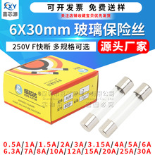 6*30��������˿�ܿ�ϱ��� F1A/2A/3A/5A/6A/8A/10A/15A/20A 250V