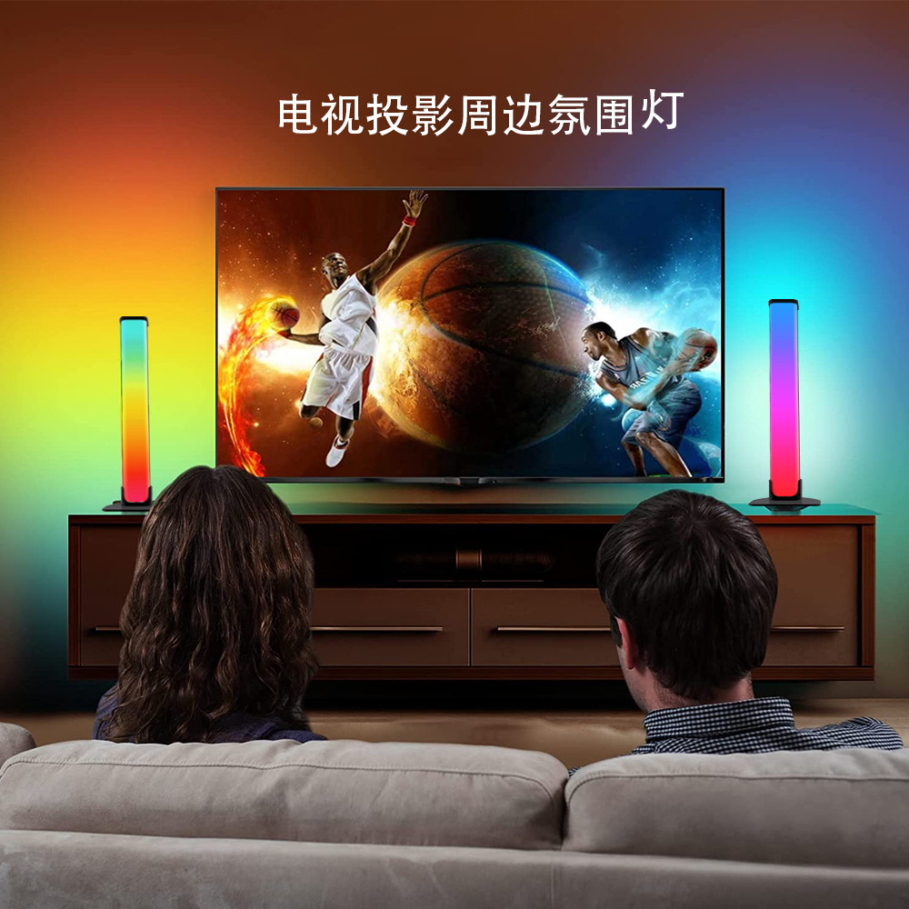 El fabricante de origen, la aplicación de la lámpara de recolección de escritorio, la lámpara de ambiente de color mágico Bluetooth, la certificación de la lámpara de ambiente de escritorio de 5V está completa