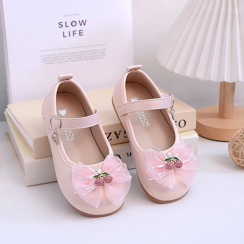 Zapatos de princesa de moda para niñas 2026 primavera y otoño nuevos zapatos de suela suave para niños zapatos de arco de cuero multifuncionales zapatos casuales image 8