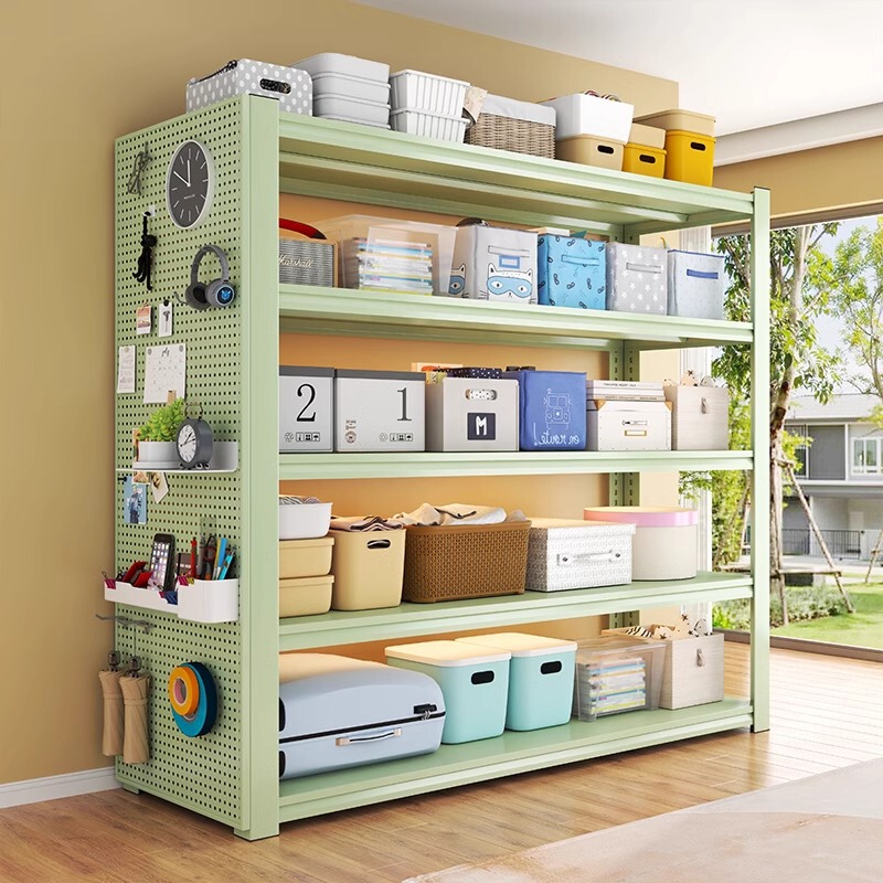 Household Storage Rack Multi-layer Storage Rack Living Room Bookshelf Grocery Room Finishing Rack Basement Storage Rack Floor Shelf
