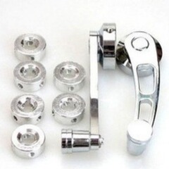 Car modification universal aluminum alloy window handle square window handle all aluminum window rocker handle