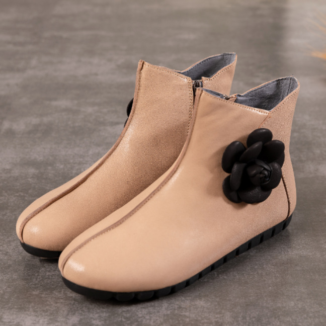 【特価クリアランス返品交換不可】39サイズ本革レディースブーツ139元秋冬レトロマーティンブーツショートブーツお買い得