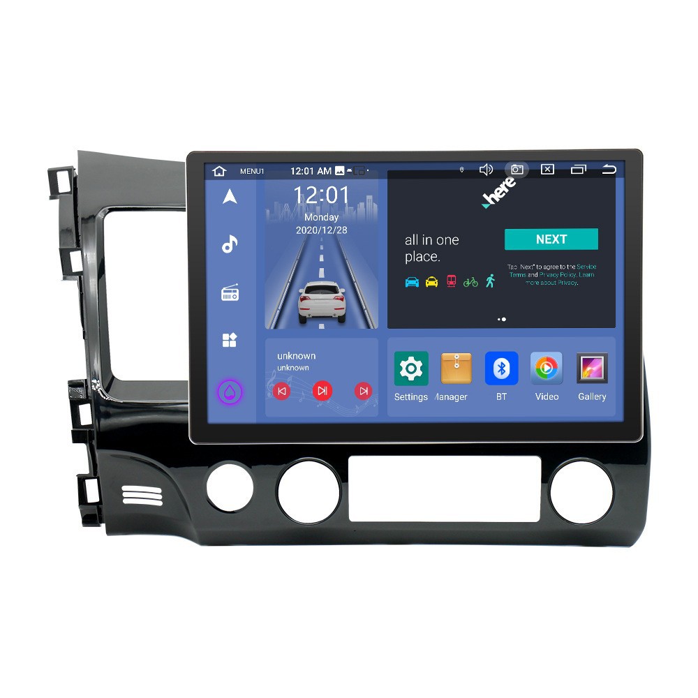 Adecuado para 13,3 pulgadas 06-11 Honda Civic 2 + 32 4 + 64 carplay coche Android navegación todo en una máquina