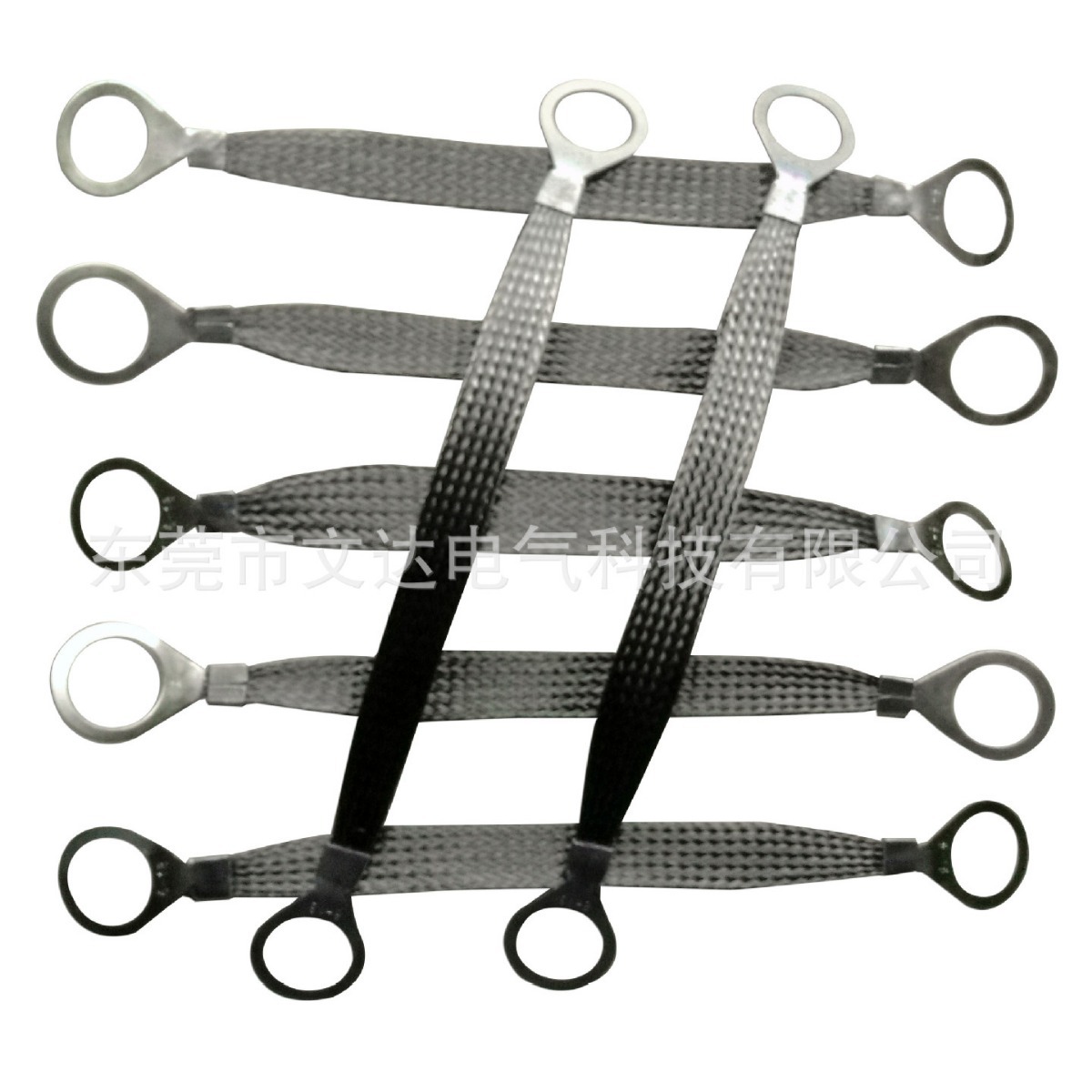 钢丝跨接线 纯铜法兰跨接线法兰铜编织带跨接线电接地线304