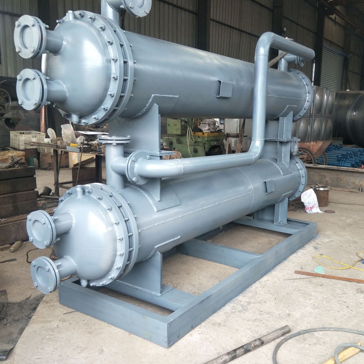 神龙直供管式换热器机组 不锈钢列管式蒸汽供暖热交换器换热器