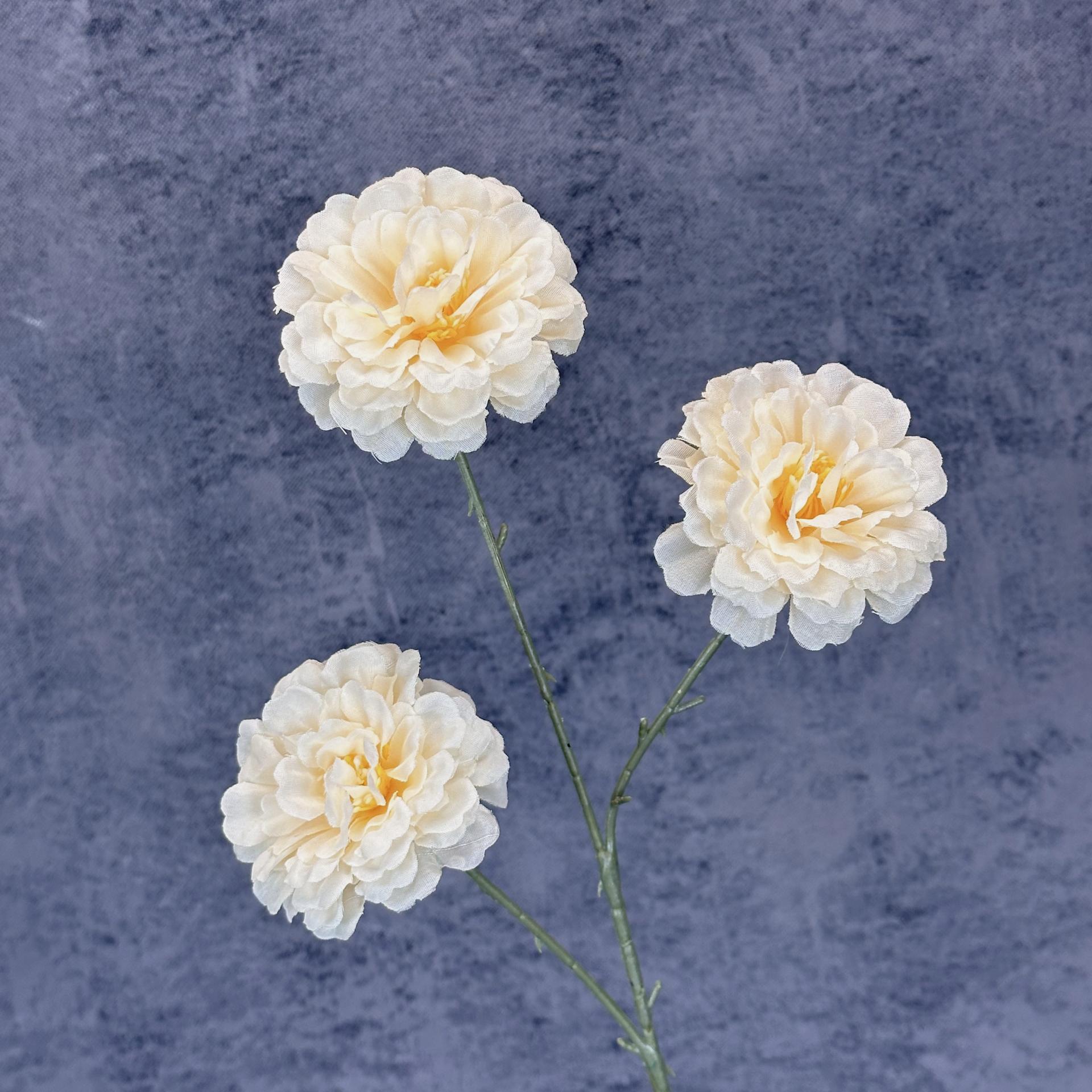 Nuevo hibisco 3 flores de boda decoración del hogar decoración de flores de seda hechas a mano adornos de flores falsas transfronterizas al por mayor