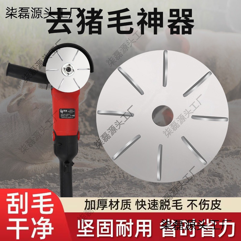 屠宰脱毛机刮猪毛刨子电动 刮猪毛去牛羊毛磨光机角磨光