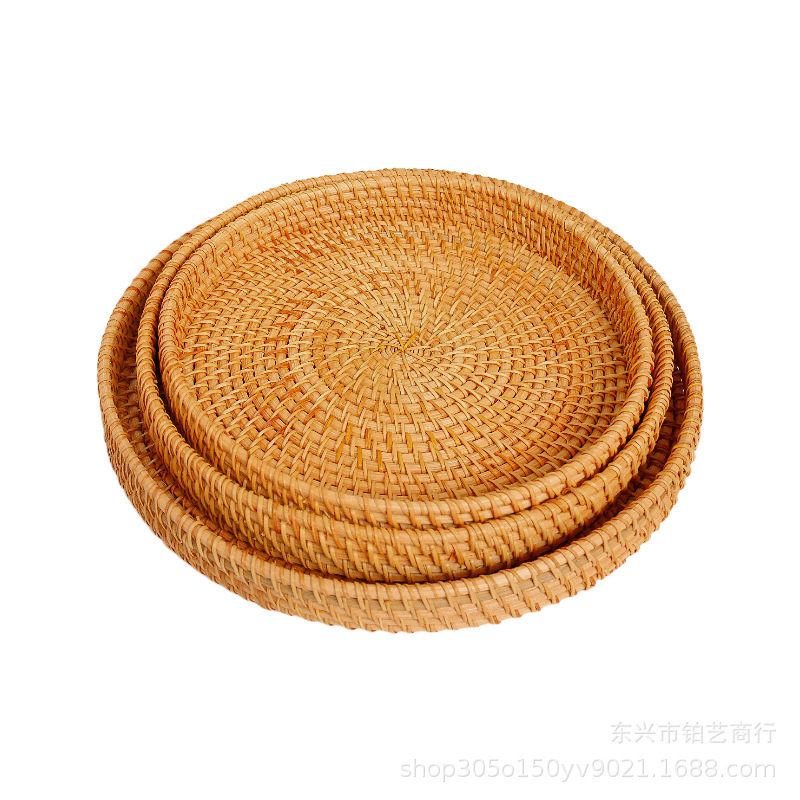 メーカー現物ベトナム編みかごパン果物菓子両耳手提げピクニックかごテーブル編みかご|undefined