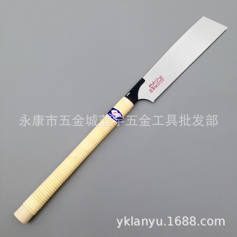 日本冈田锯Z牌8寸目综合锯H-250 藤卷柄木工锯子手工锯木工工具
