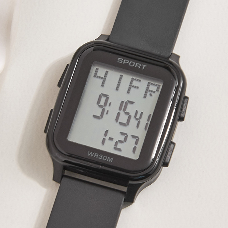 Comercio exterior Venta caliente moda multifuncional cuadrado estudiante masculino reloj electrónico deportes al aire libre Junior High School impermeable reloj Masculino