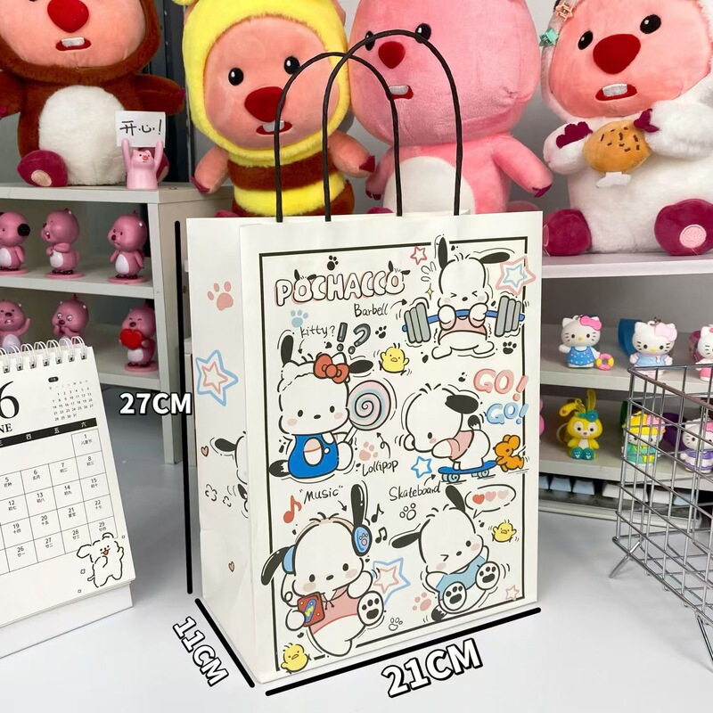 新款原创礼物袋大合集可爱少女礼品打包出物收纳手提礼物牛皮纸袋|undefined