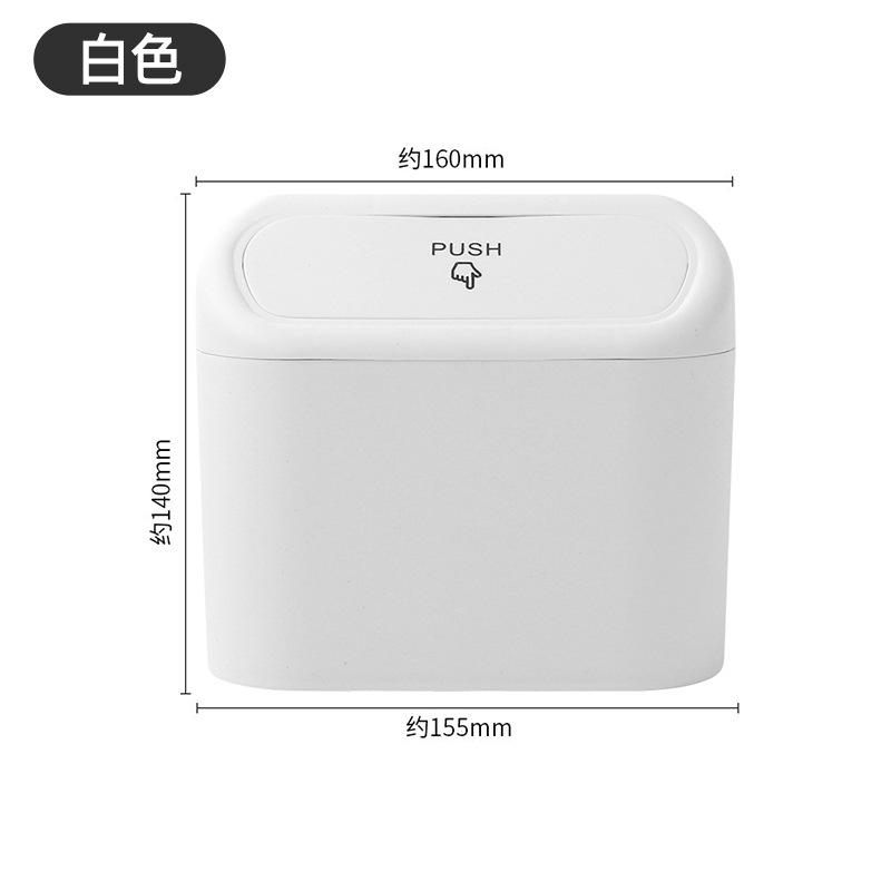 Basura creativa montada en automóviles puerta de automóvil colgante caja de almacenamiento multifuncional contenedor de contenedores de artículos de automóviles al por mayor