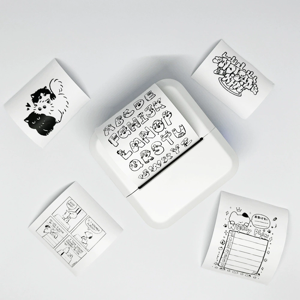 S2MiniinklessprinterforIOSandAndroid mini printer barcode barcode machine