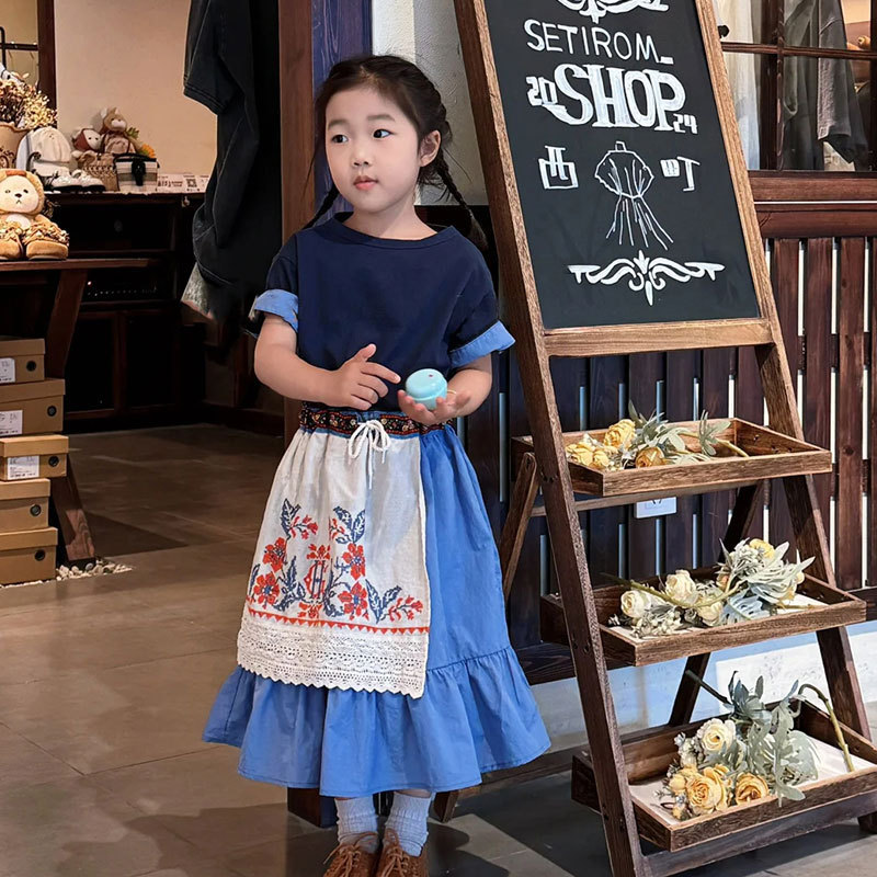 女童连衣裙儿童夏装2025新款独特漂亮高级裙子宝宝薄款超好看长裙|undefined