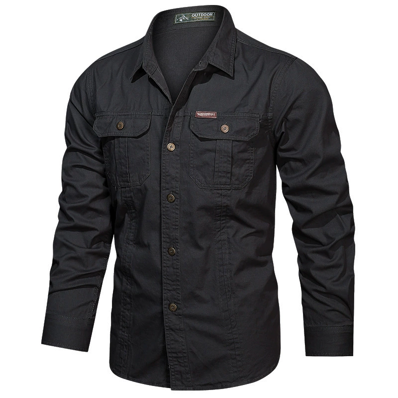 Autumn cotton shirt, jacket, Spring/Fall 2026 model