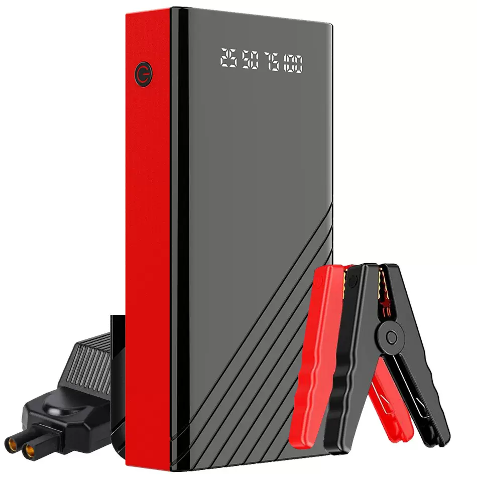 汽车应急启动电源12V电瓶搭电带充气泵救援车载汽车搭电宝